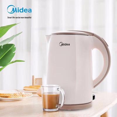 Midea Электрический чайник с двойными стенками из нержавеющей стали 304, 1,5 л, вилка CN (адаптер в комплекте)