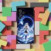 Genshin Impact Skirk Игровой Телефон Для Samsung S22,S25,S24,S23,Ultra,FE,Plus,S21,S20,S10,S9,Lite,Мягкий Силиконовый Черный