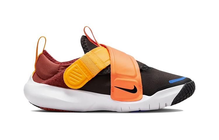 Nike Кроссовки для бега Flex Advance Низкие Черно-оранжевые Детские Возраст 3-7 лет CZ0186-200
