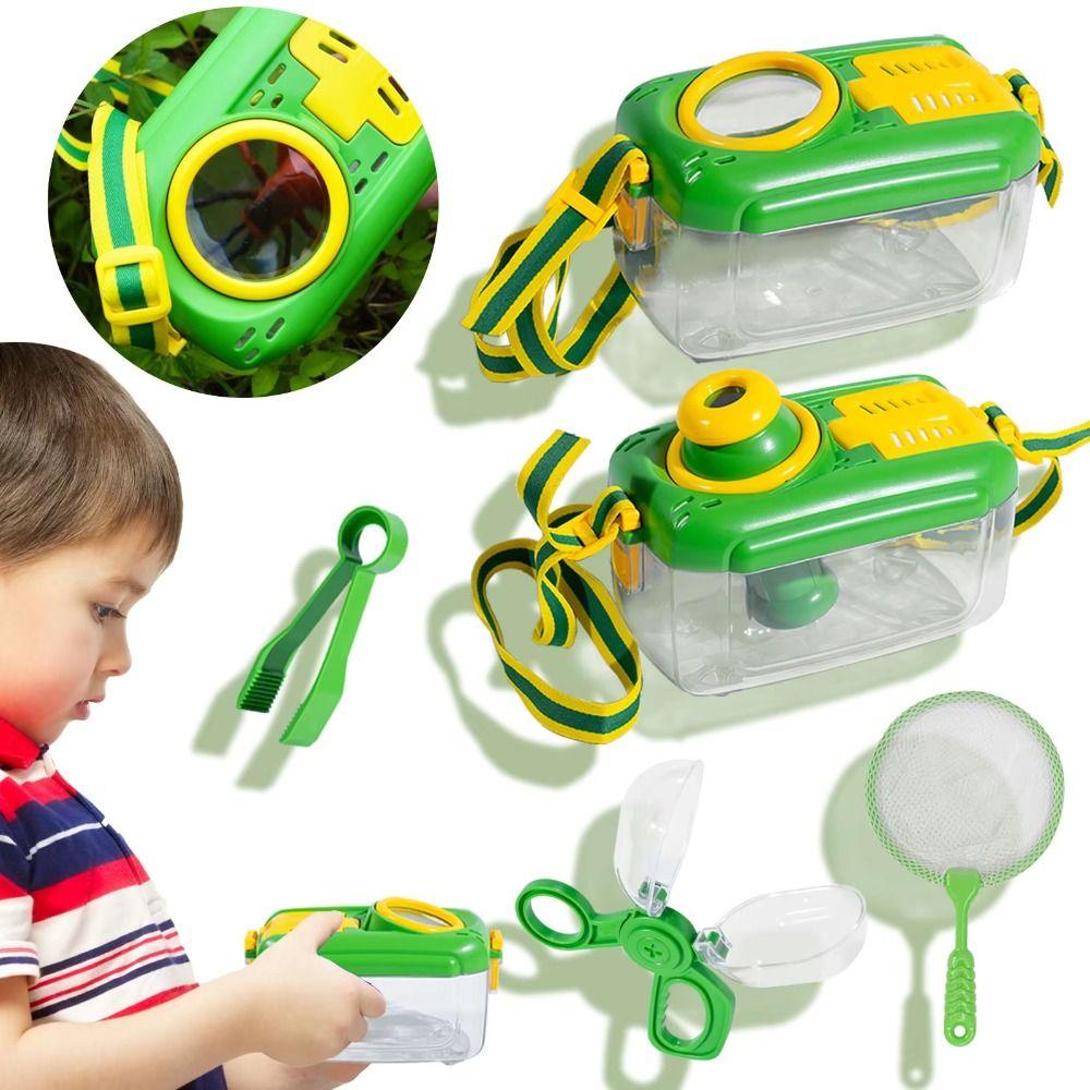 С лупой исследование насекомых на открытом воздухе инструменты для приключений на природе детские подарки