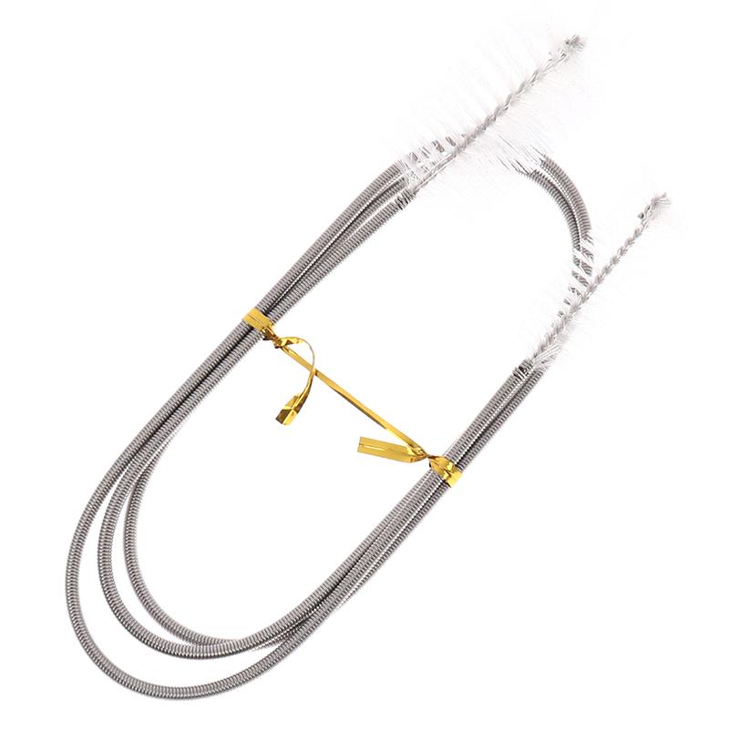 1 шт. Щетка для чистки труб из нержавеющей стали, очиститель для шлангов и труб