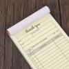 1 Receipt Book Carbonless Paper Thank You Receipt Book - Sales Order Small Business Invoice Book - (50 Each White/Yellow)