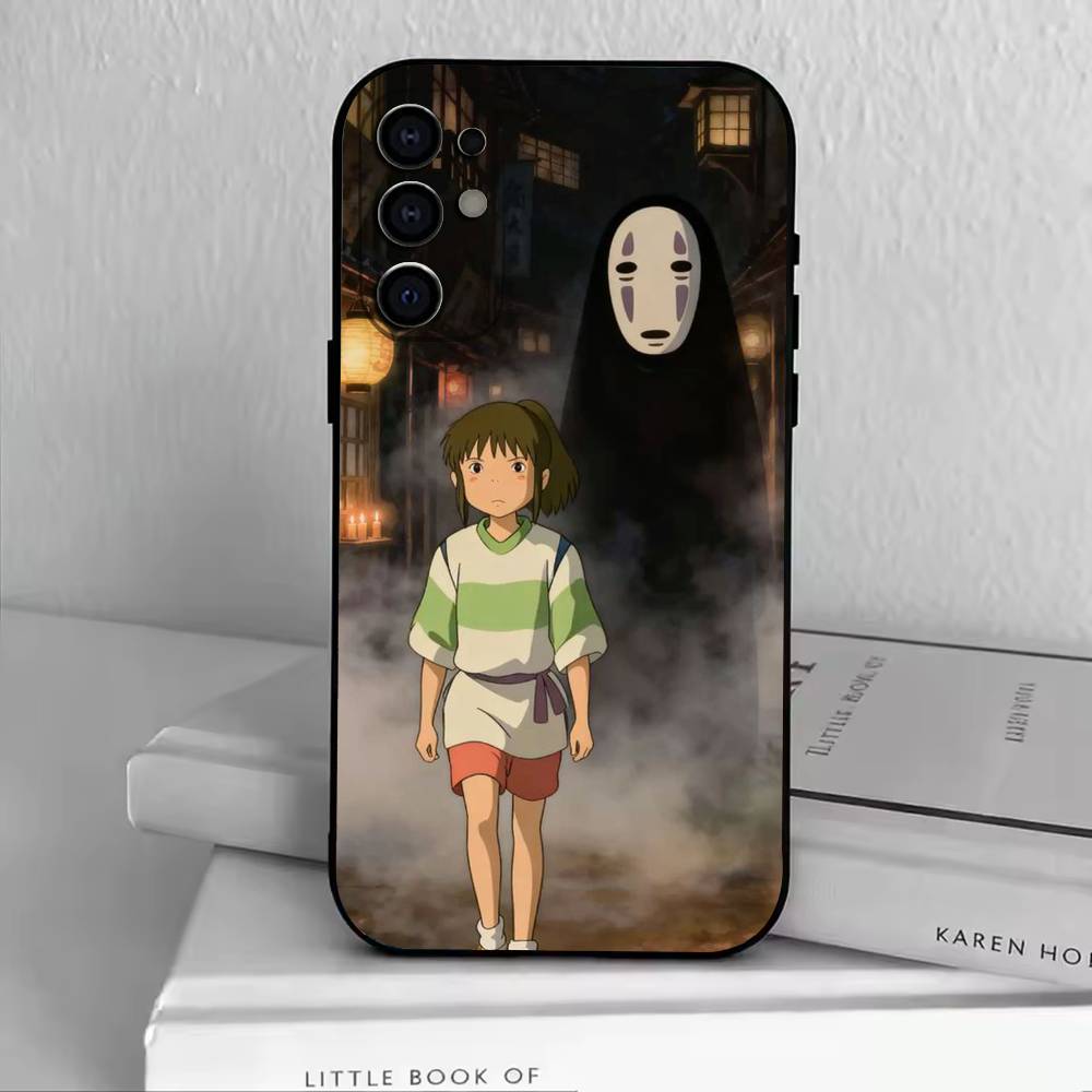 C-Chi hiro Phone Case Black Silicone Soft For Samsung S25,S24,S21,S22,S23,S30,Ultra,S20,Plus,Fe,Lite