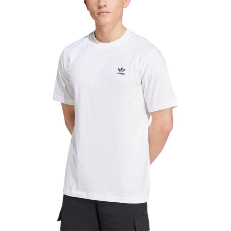 adidas Футболка Trefoil Essentials Белая Мужская Уличная одежда IZ2098