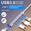 4 In 1 USB 3.0 HUB Multi Port Splitter Adapter High Speed USB 3.0/Type C To 4 USB OTG Adapter For Macbook Pro Laptop Accessories