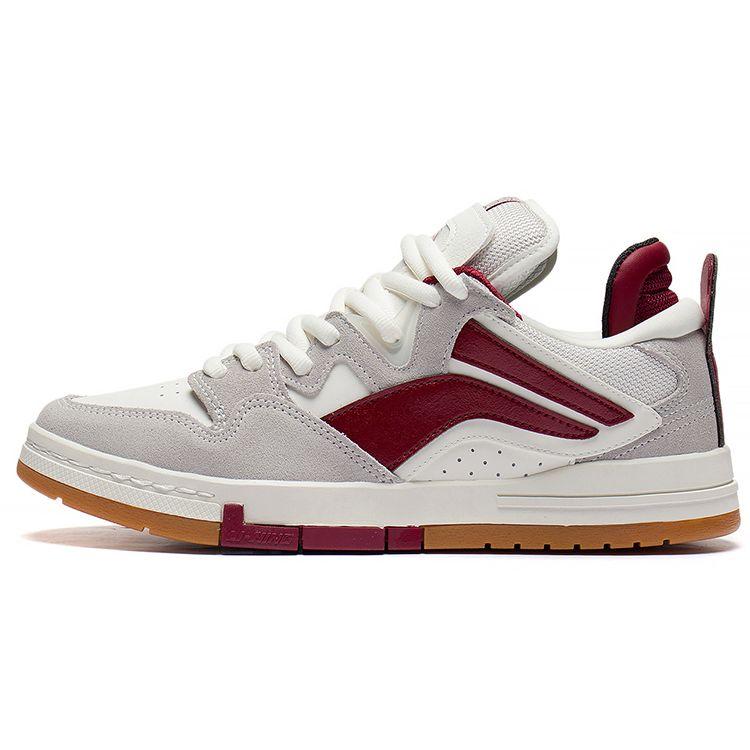 Li Ning Weiw Pro Wrap Warm Waterproof Low-Top Skate Shoes Men Skate Shoes Gray Red AECS059-1