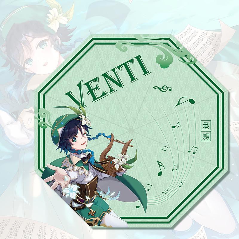 Аниме Tokisaki Kurumi Rem складной зонт солнечный зонт мультфильм Genshin Impact Demon Slayer солнечный зонт косплей реквизит