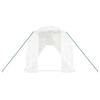 Greenhouse with Steel Frame White 48 m² 24 x 2 x 2 m