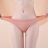 Women's Cotton Thong Soft Breathable Seamless Panties Ladies Sexy Low-rise Briefs Stretchy Bikini Underwear