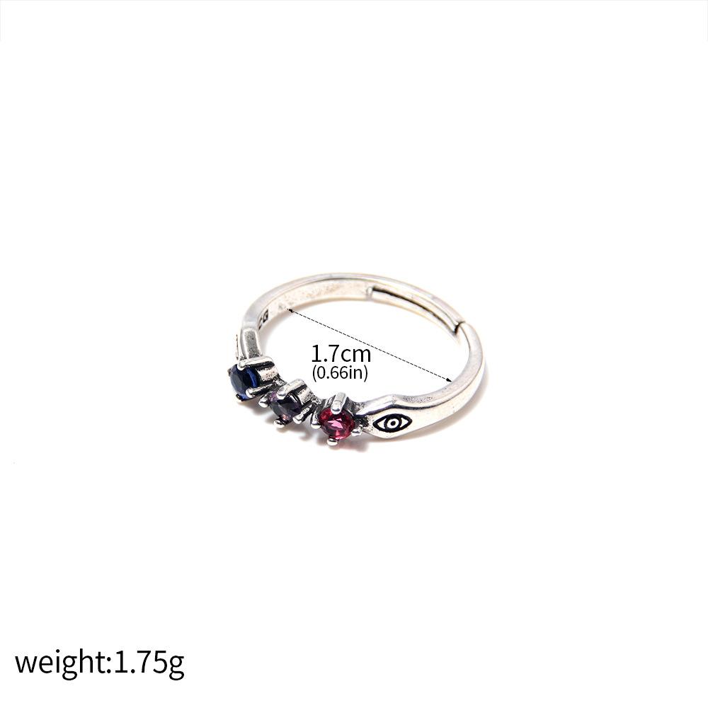 Периферийные заклинания аниме, боевые кольца, двухстороннее жилье, Nuo, Gojo, Gofu, Heihui, COS, аксессуары для колец «Демонический глаз»