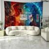 Super Kong Wall Tapestry Aesthetic Wall Hanging Printed Fabric Blanket Decorative Tapestries for Bedroom Living Room Home Decor