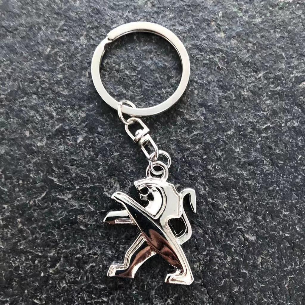 2026 Hot Car Sticker 1PC Car Emblem Keychain Gift Keyring For Peugeot GT 3008 308 T9 208 508 207 2008 5008 206 408 108 4008 Auto