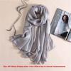 New Linen Women Plain Scarf Fashion Pure Color Foulard Female Sunscreen Shawl 180x85cm Bandanas Plus Size Hijab