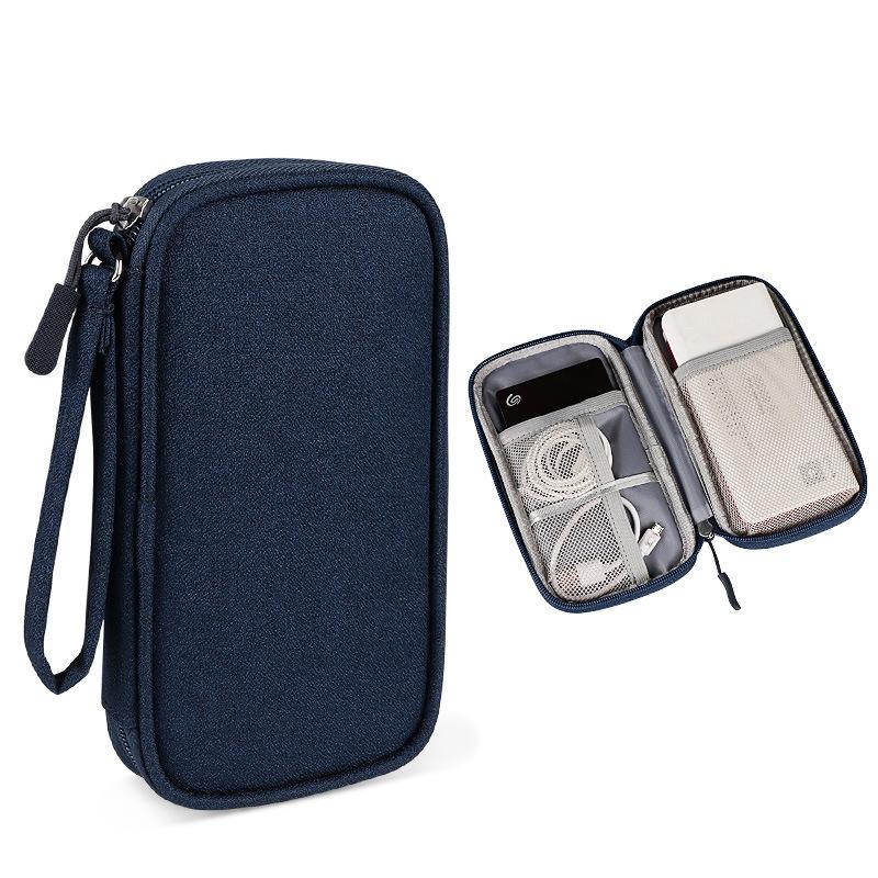 Портативная сумка Power Bank, USB-гаджеты, кабели, провода, органайзер, защита жесткого диска, сумка для хранения Sac de rangement en fil defer