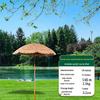 Outdoor Sunshade: Anti-Straw Hat Thatch Umbrella for Patio, Photography, and Garden