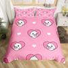 Love Comforter Set Queen King Full Size Heart Shaped Bedding Sets Full for Teen Girls Women Men Boys 3 Piece with 2 Pillow Shams