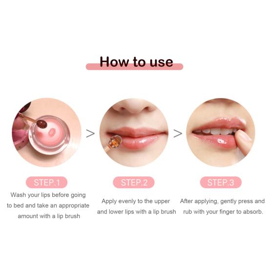 7,5 г женский крем для губ с клубникой и медом, увлажняющий, увлажняющий для сухих потрескавшихся губ, ночной ремонт, водянистый бальзам для сна для сна, уход за губами для девочек