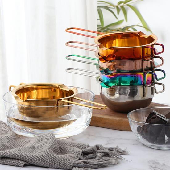 Плавильный котел эргономичный антипригарный из нержавеющей стали универсальный маленький подогреватель для масла, конфет, шоколада кухонные принадлежности