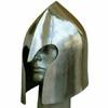 Antique Steel Medieval Corinthian Barbuda Helmet 18 Gauge Halloween Helmet