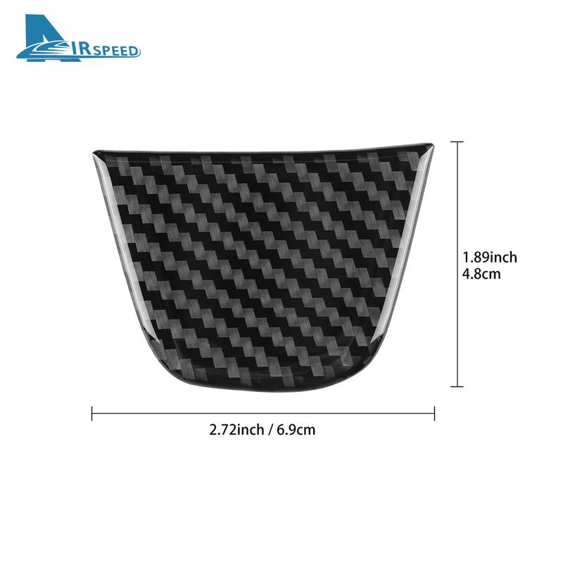Real Soft Carbon Fiber Car Steering Wheel Sticker For Seat Ibiza 6j 2012 2013 2014 LHD RHD Center Bottom Frame Interior Trim