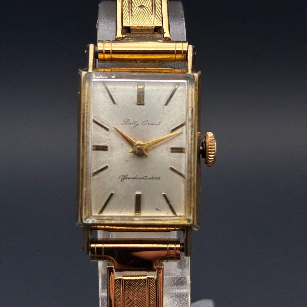 Б/у [Автоматический/Ручной завод] ORIENT Orient Betty Прямоугольные Антикварные Винтажные