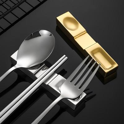 Место для столовых приборов Противоскользящая Удобная Закругленные углы Подставка для столовой ложки Держатель для вилки Подставка для вилки