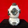 White Scuba Diving Helmet Mark V 45.72 Cm Maritime Ship's Decorative Helmet Best Décor Gift