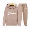 Women's Hoodie Autumn Men's Hoodie + Pants Sets Queen Women Suit Hoodie Two Pieces Set Hooded Sweatshirt