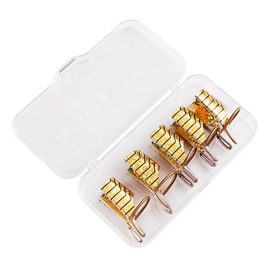 5Pcs/Set Nail Art Reusable Nail Forms for UV Gel Manicure Nail Tips Extension Guide Tools