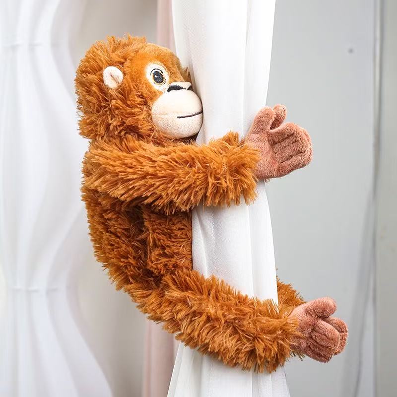 Newest Simulated Cuddle Gorilla Doll Kawaii Stuffed Plush Toy Figure Doll Cartoon Anime Cute Kids Birthday Holiday Gift Doll