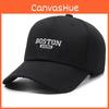 1680 Boston Embroidery Baseball Hat Uv Protection Windproof Breathable Gift Cap