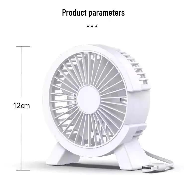 Flash Sale: Portable Mini Desktop Fan - Silent, Powerful Wind for Dorm Use