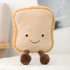 Simulation Bread Croissant Baguette Pillow Soft Toast Bread Plush Stuffed Toy Lumbar Back Hug Nap Cushion Long
