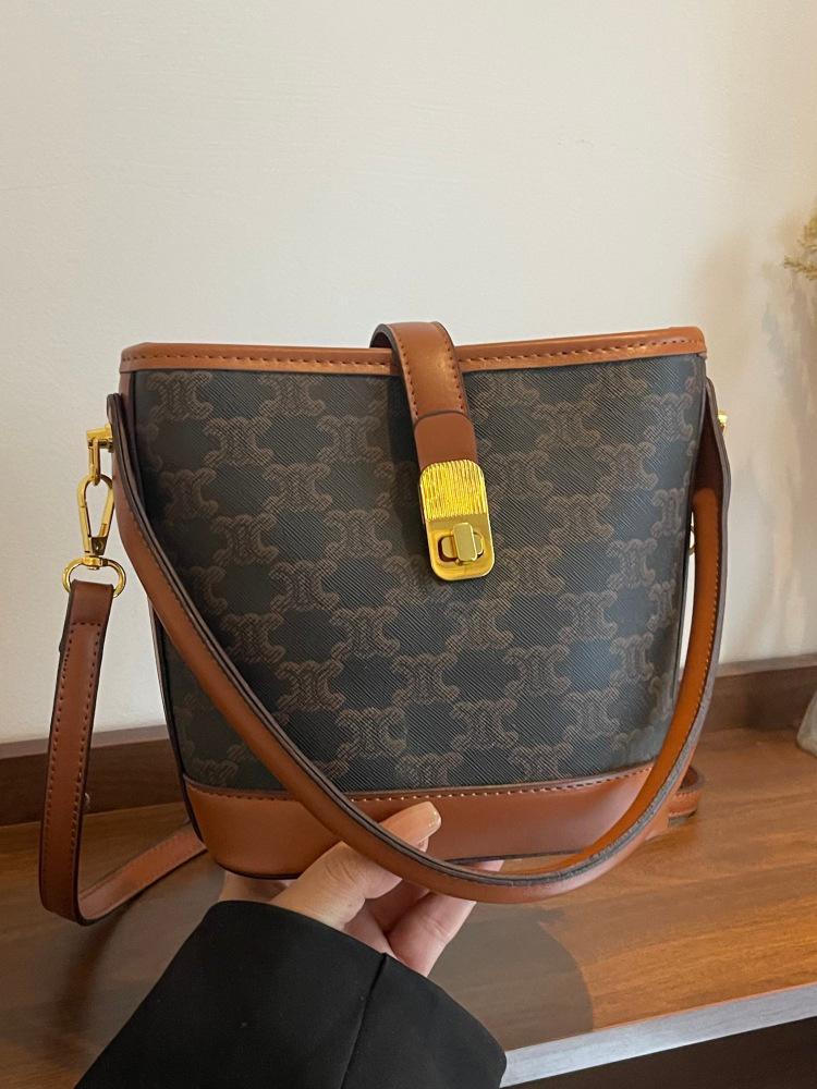 Модная роскошная сумка в корейском стиле с принтом: Женская универсальная сумка на плечо и через плечо