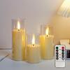 Acrylic LED Candle Atmosphere Light with Remote - Ideal for Romantic Birthday and Party Decorations.