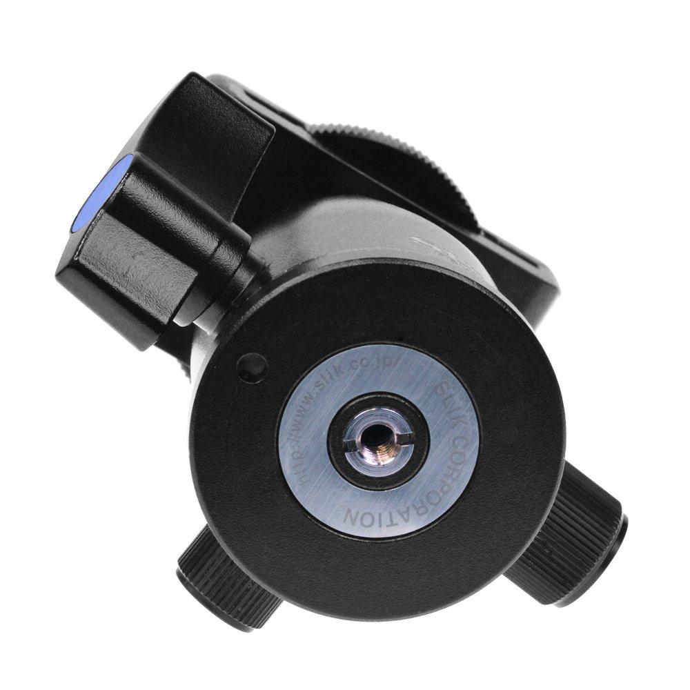 SLIK Шаровая Максимальная Грузоподъемность Независимое Горизонтальное Панорамирование и Адаптер с Двойным Винтом Номер детали 206683 Головка PBH-525, 6 кг, Вращение, В комплекте,