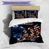 3pcs Custom Name Attack on Titan Bedding Set Duvet Cover Closure Includes 1 Duvet Cover & 2 Pillowcases for All Seasons Bedroom Decor