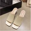 Women Slippers  Closed Toe Comfort Slippers Women Fashion Outdoor Sandals Women Medium Heel Slippers 2024