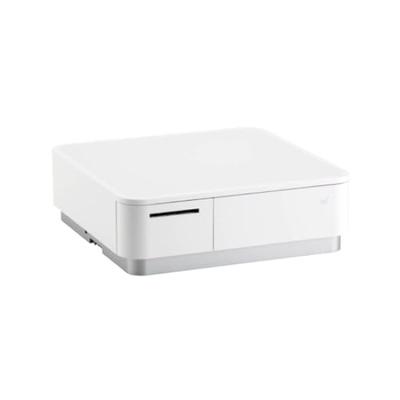 Star Micronics mPOP Air Pay кассовый ящик без штрих-кода с чековым принтером POP10CBI Register/Air совместимый, Bluetooth/USB подключение, ридер, белый/черный, 58мм,