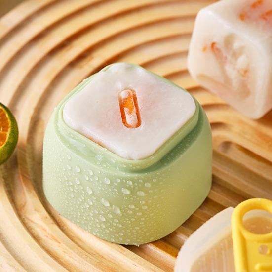 3 шт. Форма для кубиков льда, силиконовая форма с несколькими отсеками и крышкой для сока, кофе, воды, кубиков льда и мороженого, без BPA, пищевой силикон, без запаха, ледяные палочки