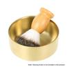 Men's Metal Shaving Bowl Barber Brass Soap Mug Cup Face Cleaning Soap Bowl for Razor Shaving Brush