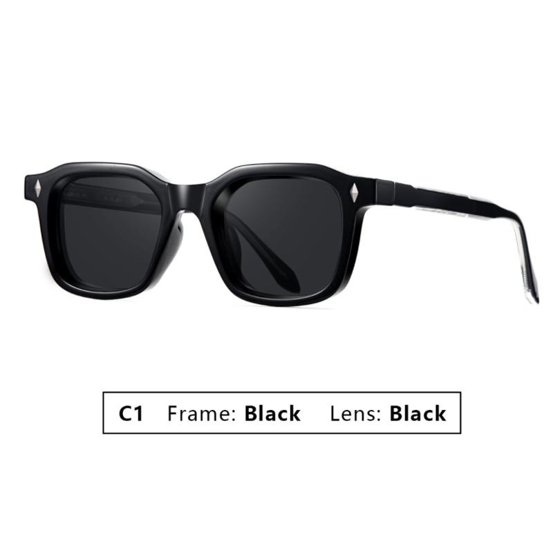Square Fashion Small Rectangle Sunglasses Women Men Y2K Outdoor Sports Cycling Shade Eyeglasses Female UV400 Black Eyewear