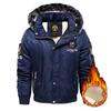 Men's Outdoor Down Padded Jacket Trend Plus Parka Jacket Large Size Padded 5XL Jacket with Hooded Slim Winter Thick Warm Coat