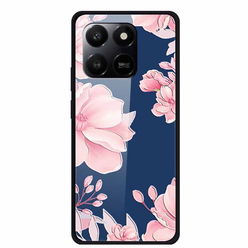 Стеклянная задняя крышка для Honor X7d 2025 Чехол X 7 D Coque Жесткий чехол из закаленного стекла для Honor 400 Smart Play 10T 5G Чехол Funda Para