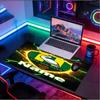 Custom Name Personalized ADO Den Haag Pattern Mousepad, Laptop PC Desk Mat, Decorative Desk Mat for Home Keyboard Pad Gift