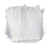 1/5/10Yard Natural Goose Feathers Trim Fringe 13-18cm Dyed Goose Feather Ribbon for Dress Skirt Decoration Diy Accessorie Plumes