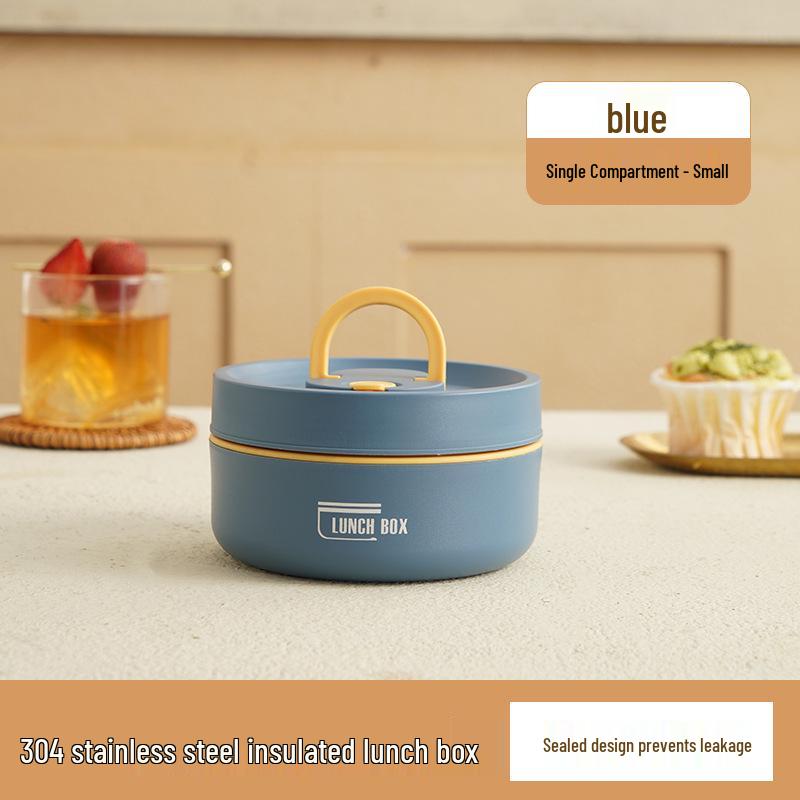 Многослойный ланч-бокс из нержавеющей стали 304 с суповой миской - Портативный и с термоизоляцией