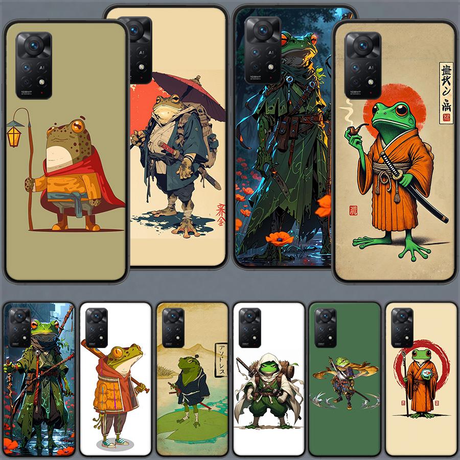 Cute Mouse Axolotl Frog Wizard Phone Case For Redmi Note 13 14 15 Pro Plus 12 13C 12C 15C 9 10 10C 9T 9C 9A TPU Soft Cover Clear