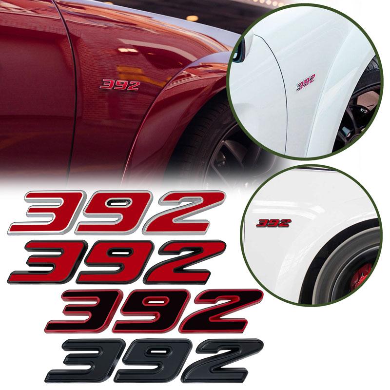 1 шт. 3D Металл 392 345 6.4L 5.7 Логотип Наклейка на автомобиль Эмблема Значок Наклейки Автомобильный хвост
