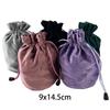 Dice Storage Bag Tarot Deck Drawstring Storage Pouch - 9*14.5cm